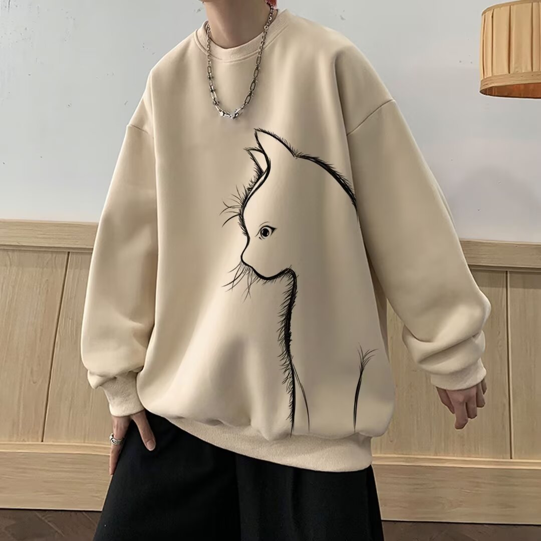 Men's Round Neck Long Sleeve Sweater