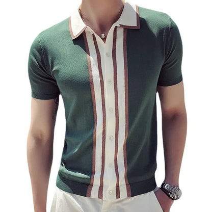 Men's Lapel POLO Sweater