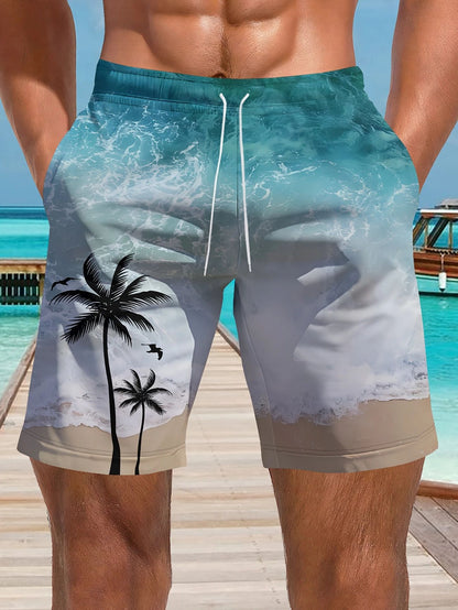 Micro-elastic Quick-drying Swimming Trunks