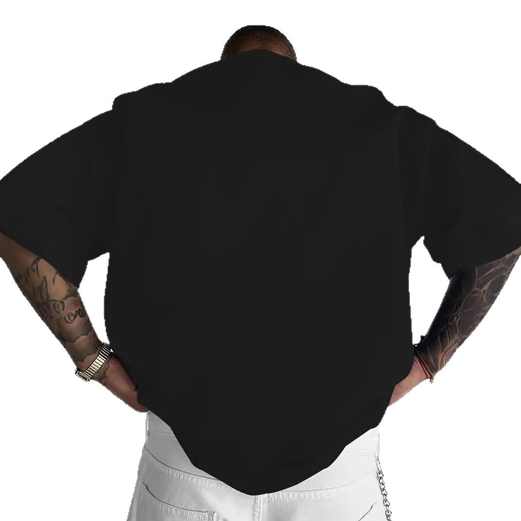 Men's Round Neck Loose Short Sleeve T-Shirt