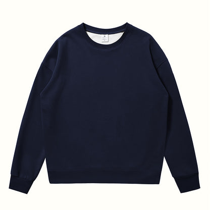 Non-gender Earth Color Round Neck Sweatshirts