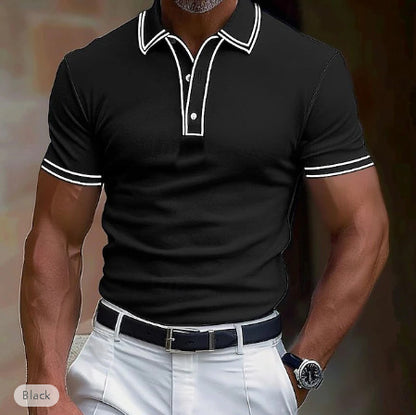 Men's Loose Color Short-sleeved T-shirt