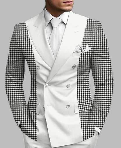 Men's Posterior Median Split Suit Jacket