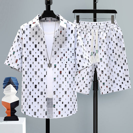 Men's Cool Shorts Two-piece Set