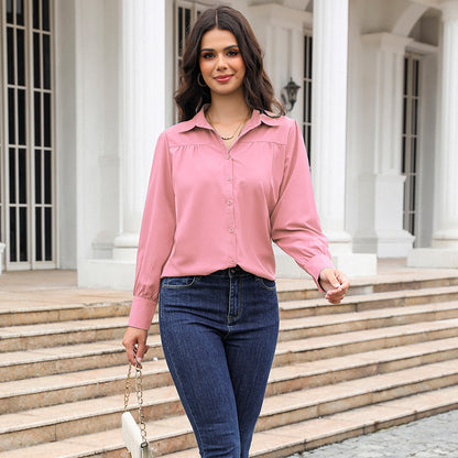 Loose Long Sleeves Women's Shirt