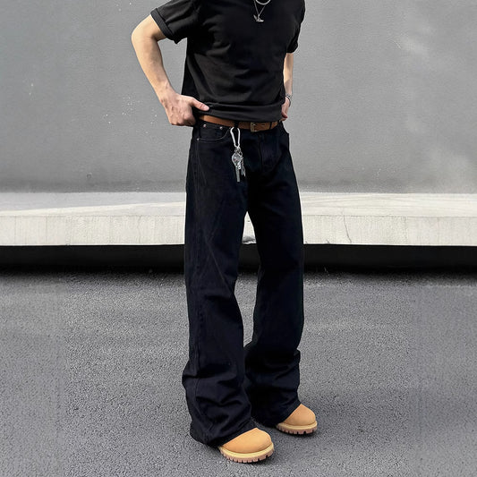 Men's Black Machete Skinny Jeans