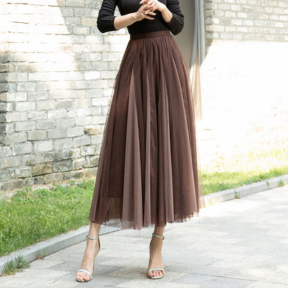 Women's Special Multicolor New Mesh Skirt