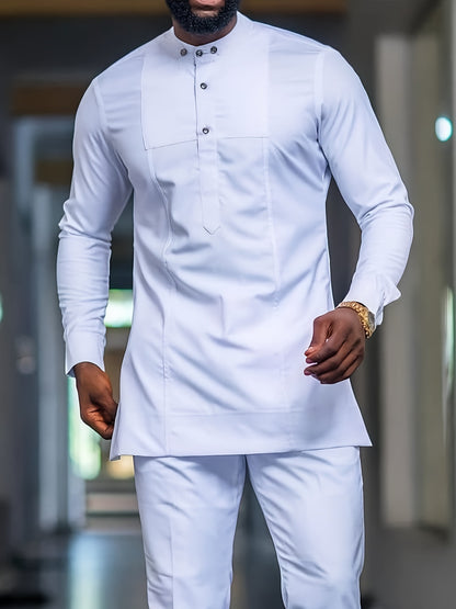 African Ethnic Style Men's Fashion Long Sleeve