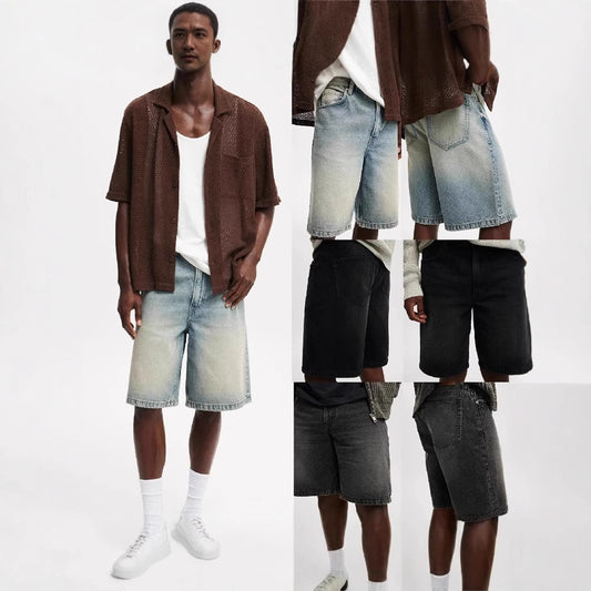Loose All-matching Middle Jeans