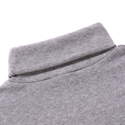 Men's Fur Pullover High Collar T-shirt