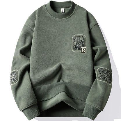 Double-sided Polar Fleece Sweater Men
