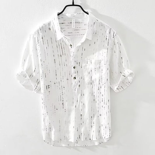Pu Shuai Short-sleeved Lapel Polo Shirt