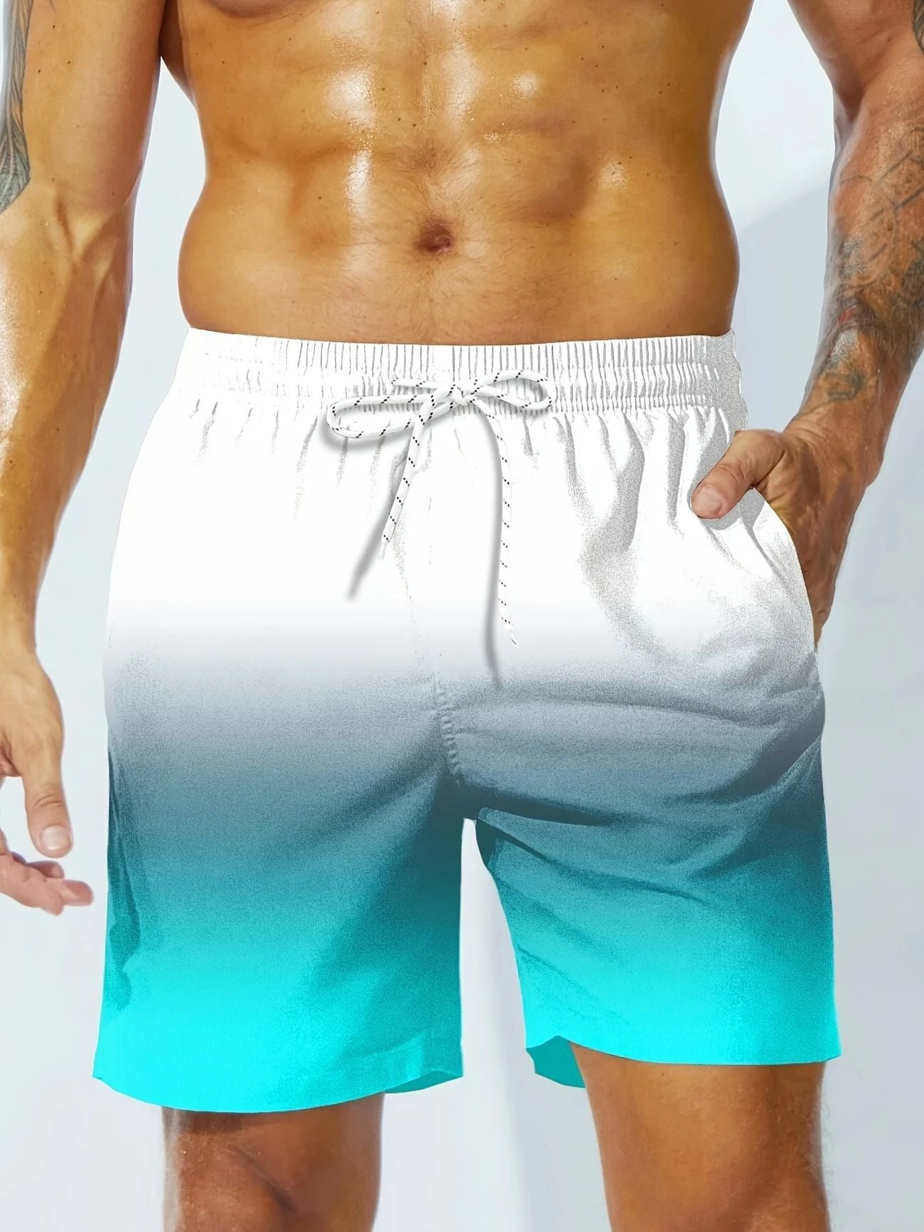 Micro-elastic Quick-drying Swimming Trunks