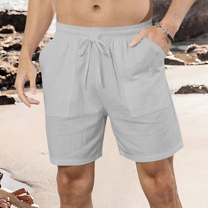 Men's Casual Cotton Linen Shorts