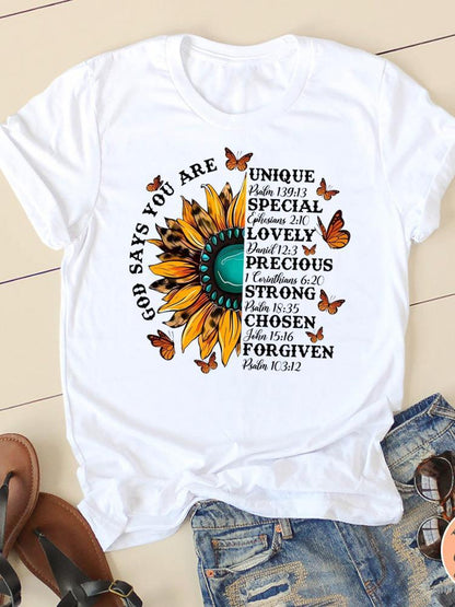 Cute Sweet Short Sleeve Fashion Women