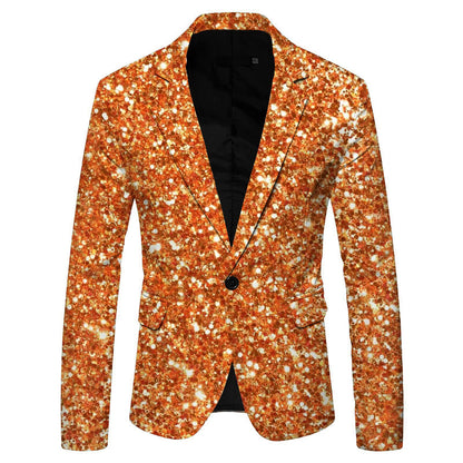 Men's New Fashion Individual Casual Suit