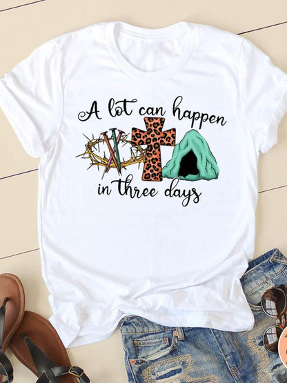 Cute Sweet Short Sleeve Fashion Women