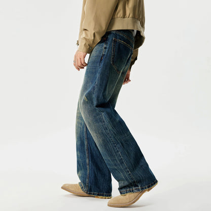 Men Loose Micro-flared Jeans