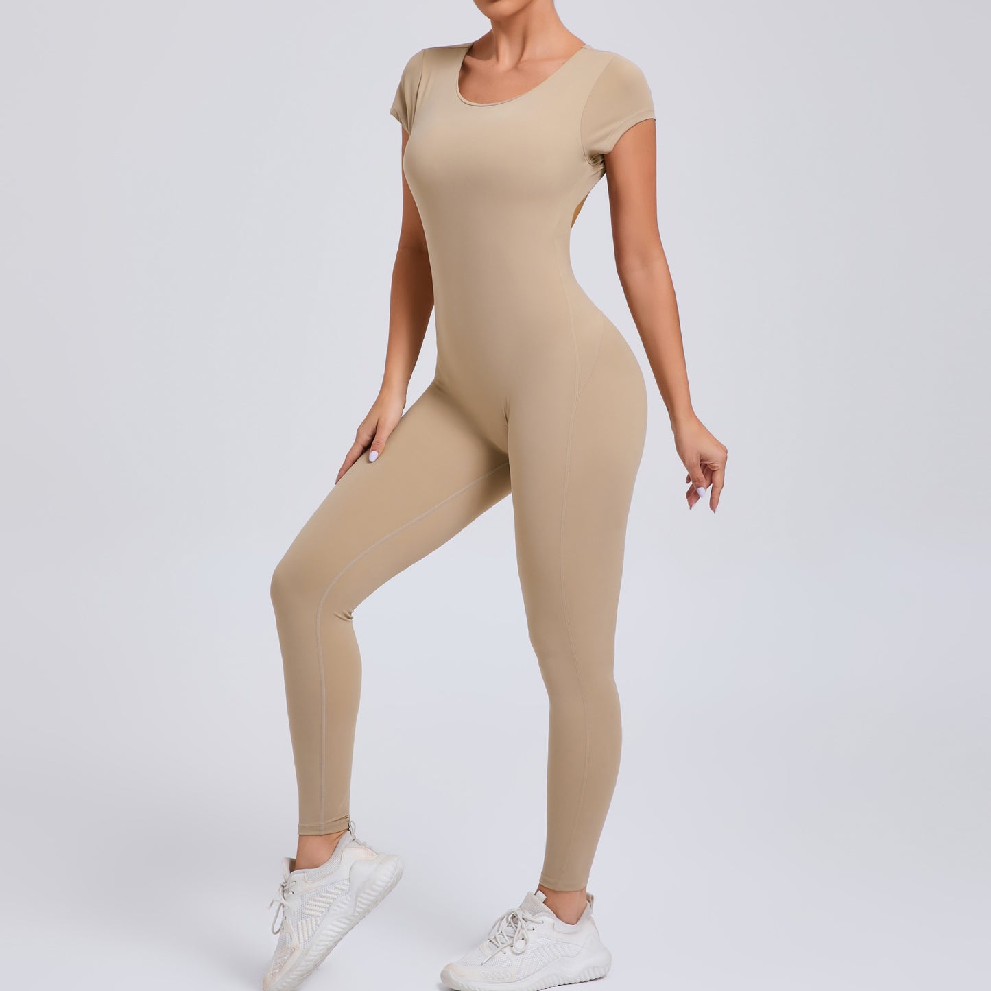 Tight Fitness Jumpsuit