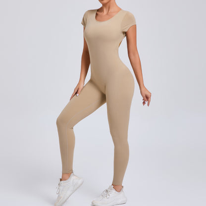 Tight Fitness Jumpsuit