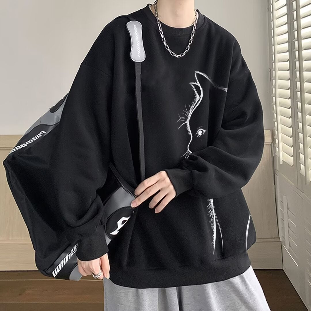 Men's Round Neck Long Sleeve Sweater