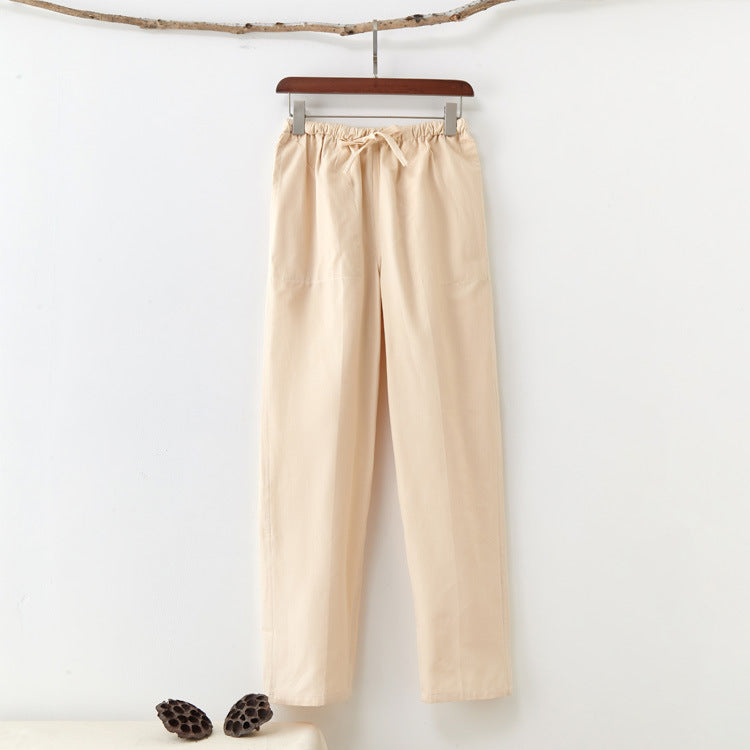 Men's Pure Cotton Coarse Pants