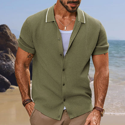 Luxury Short Sleeve Tencel Sweater