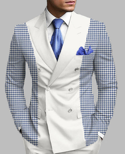 Men's Posterior Median Split Suit Jacket