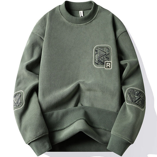 Double-sided Polar Fleece Sweater Men