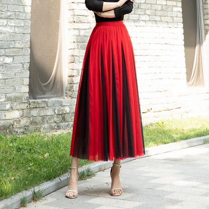 Women's Special Multicolor New Mesh Skirt