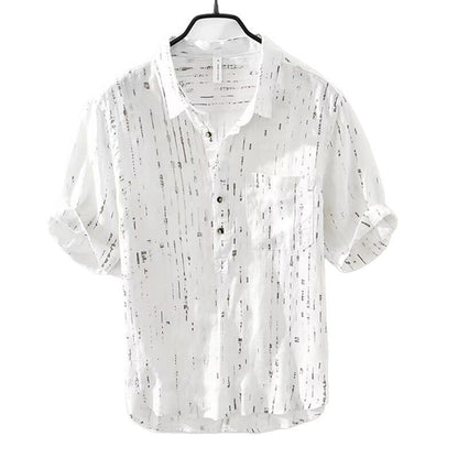 Pu Shuai Short-sleeved Lapel Polo Shirt