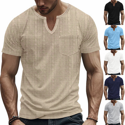Artificial Linen Bamboo Loose Sleeve T-Shirt
