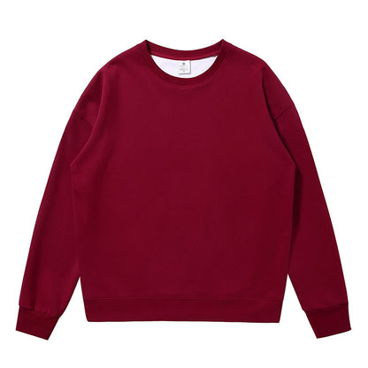 Non-gender Earth Color Round Neck Sweatshirts