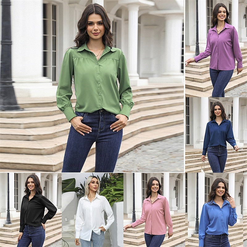 Loose Long Sleeves Women's Shirt