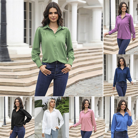 Loose Long Sleeves Women's Shirt