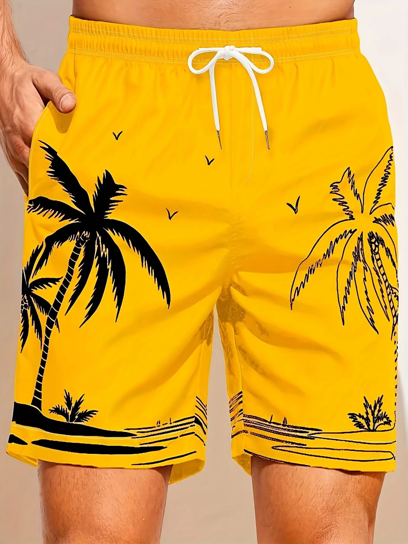 Micro-elastic Quick-drying Swimming Trunks