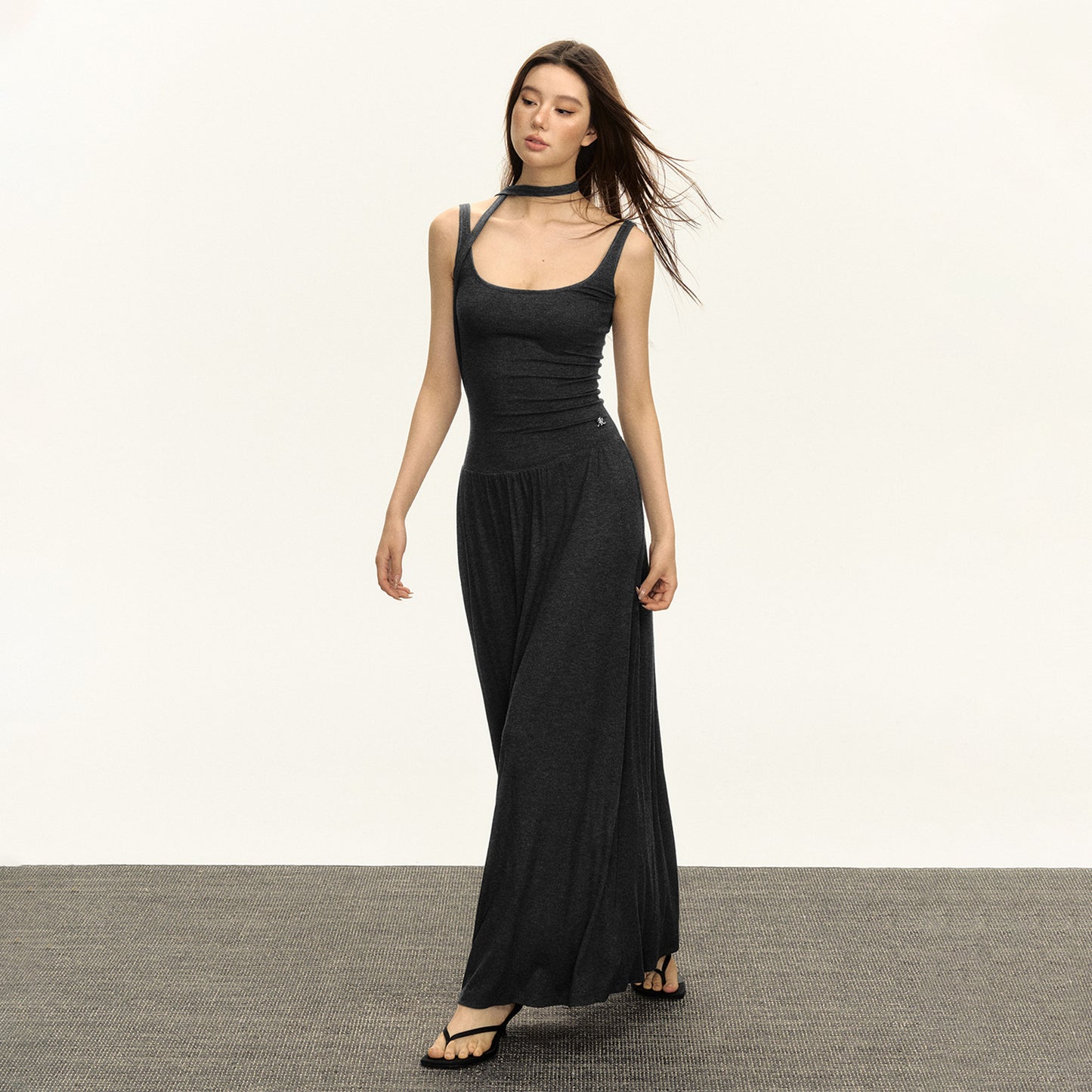 American Retro Halter Straps Women Dress