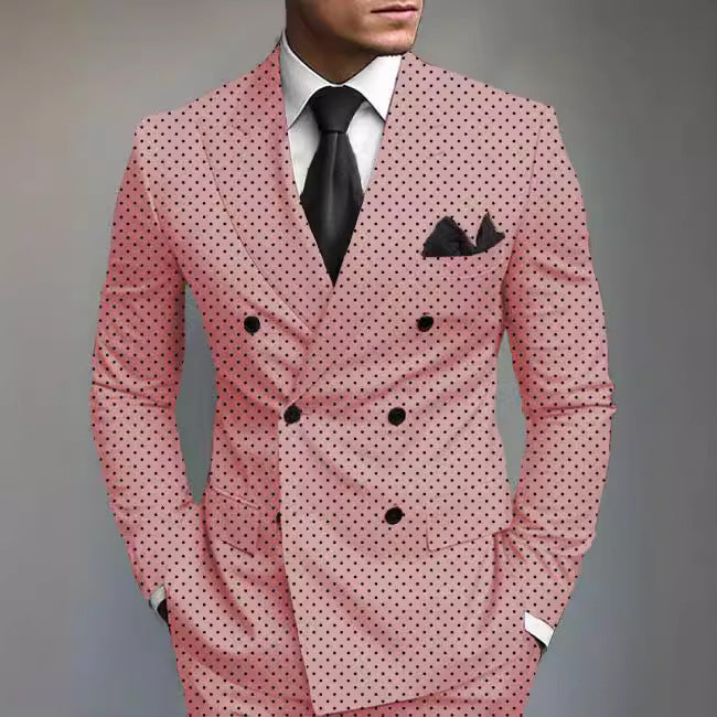 Men's Posterior Median Split Suit Jacket