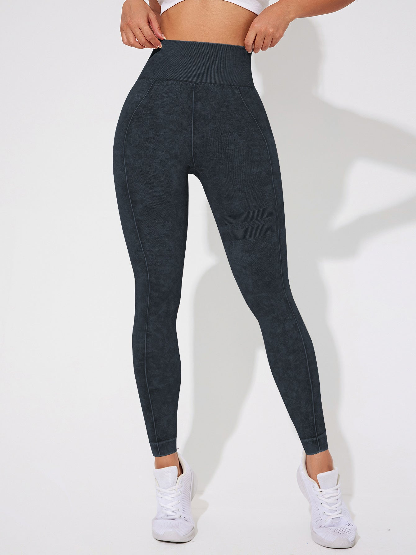 Seamless Fitness High Waist Belly Contracting Sports