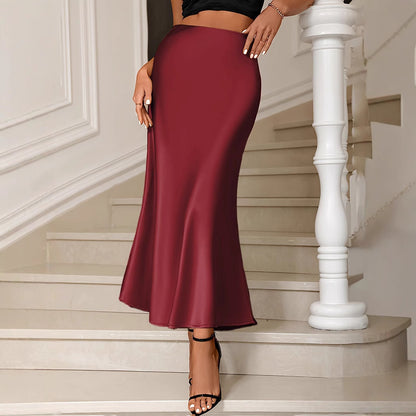 High Waist Fishtail Skirt Women
