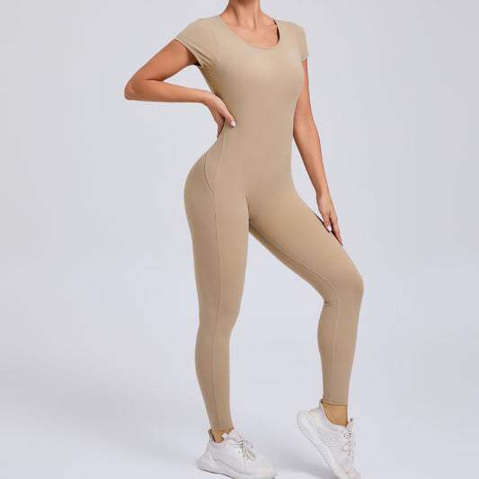 Tight Fitness Jumpsuit