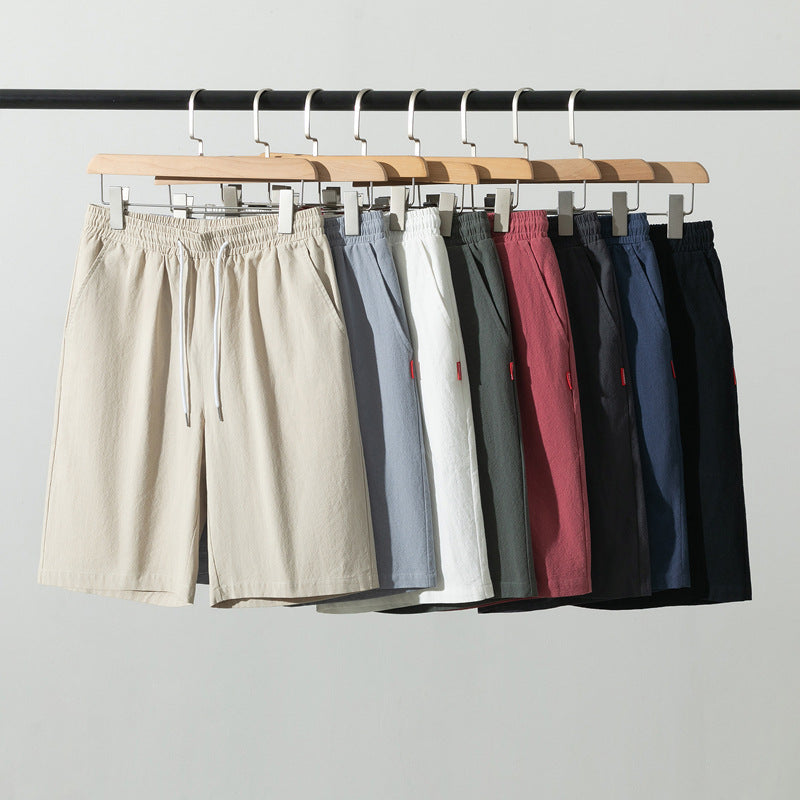 Colored Cropped Shorts Pants