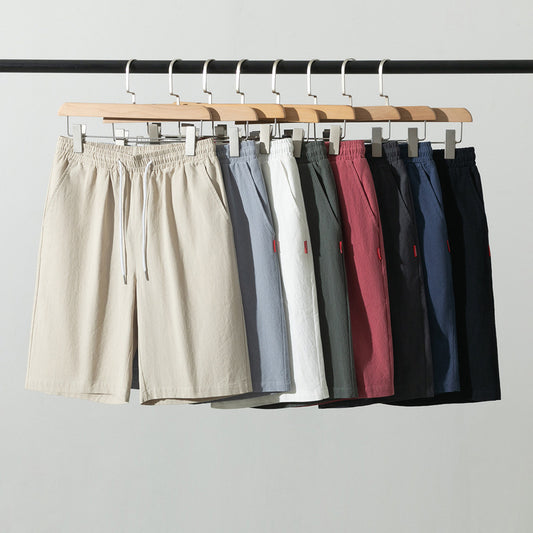 Colored Cropped Shorts Pants
