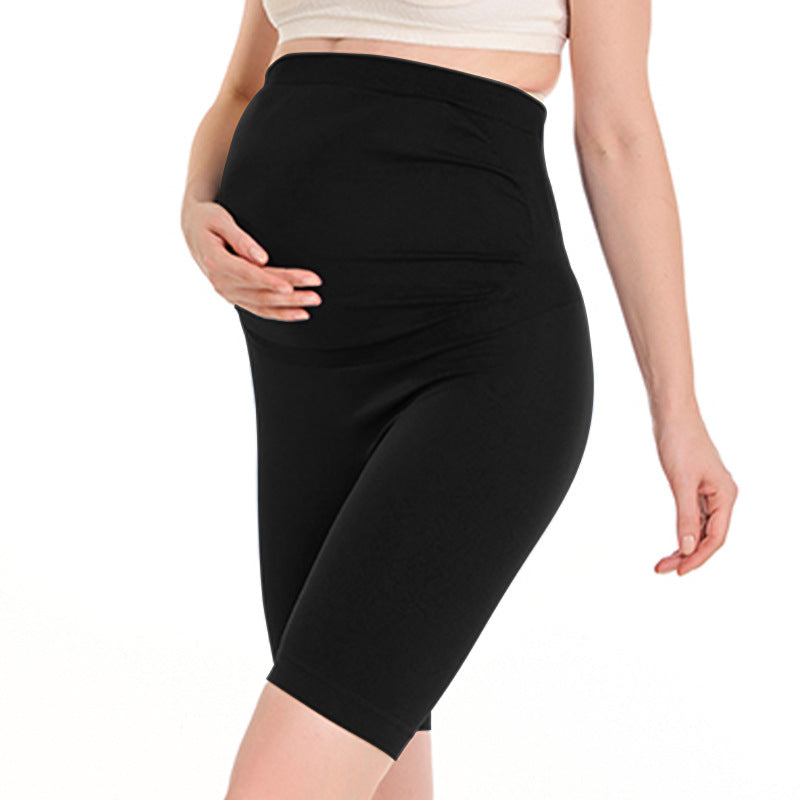 Hip Lifting Pregnant Knitted Elastic Belly Contracting Women Pants