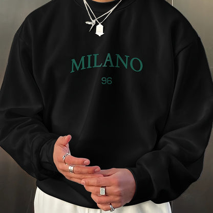 Men's Round-neck Versatile Long Sleeves