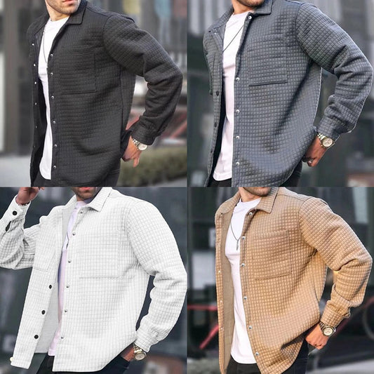 Men's Cardigan Sweater Trendy Coat