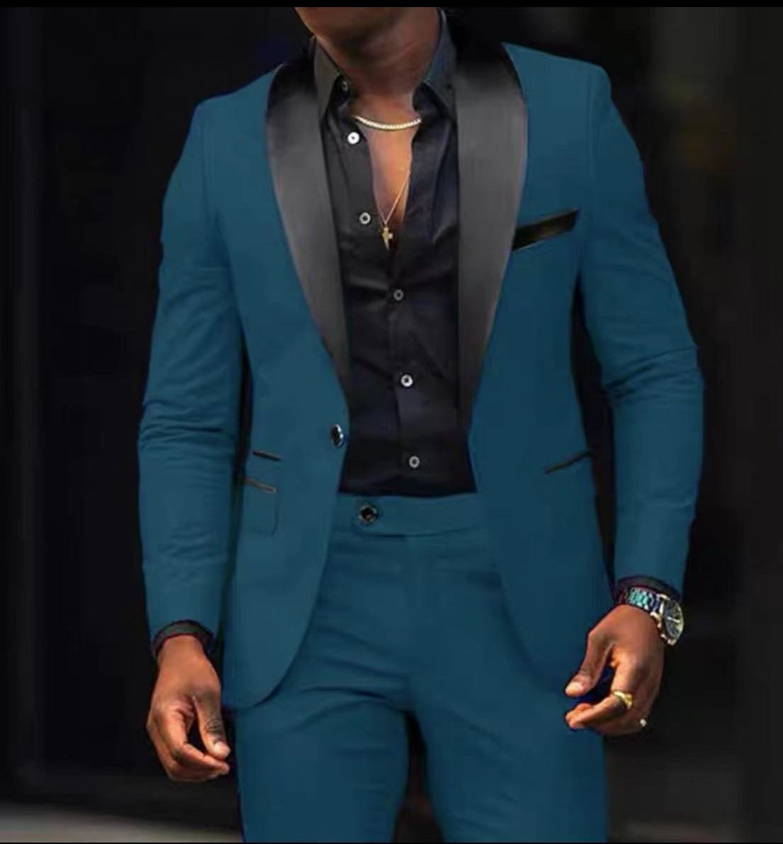Men's Business Suit Coat Trouser Suit