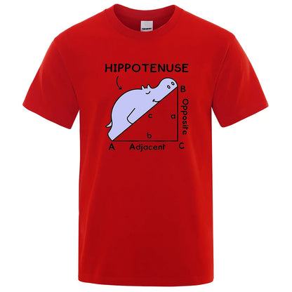 Hippotenuse Opposite Adjacent Funny T-Shirt