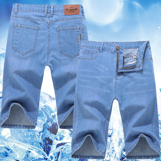 Thin Ice Silk Men's Stretch Denim Jeans