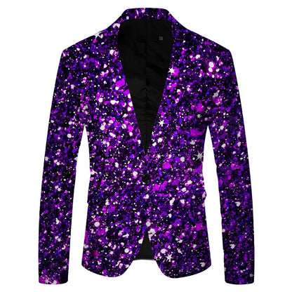 Men's New Fashion Individual Casual Suit